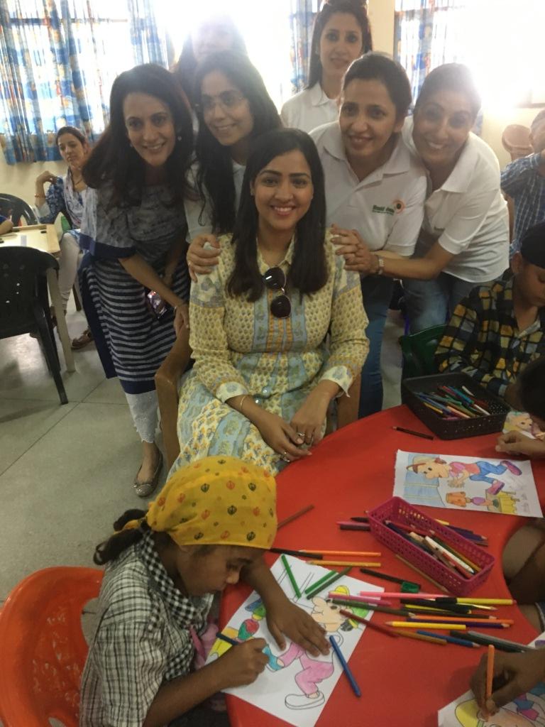 Priyanka Raina at PGI Chandigarh - Nanhi Jaan NGO visit